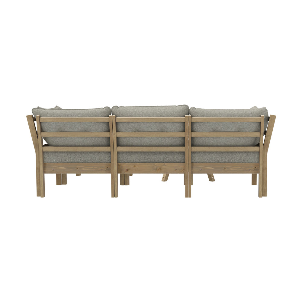 Livsip 5 Piece Outdoor Sofa Set Garden Lounge Patio Setting-Outdoor Sofa Sets-PEROZ Accessories