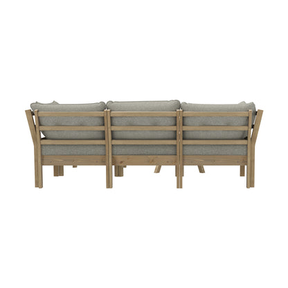 Livsip 5 Piece Outdoor Sofa Set Garden Lounge Patio Setting-Outdoor Sofa Sets-PEROZ Accessories