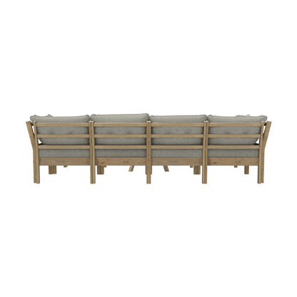 Livsip 7 Piece Outdoor Sofa Set 5-Seater Lounge Setting-Outdoor Sofa Sets-PEROZ Accessories