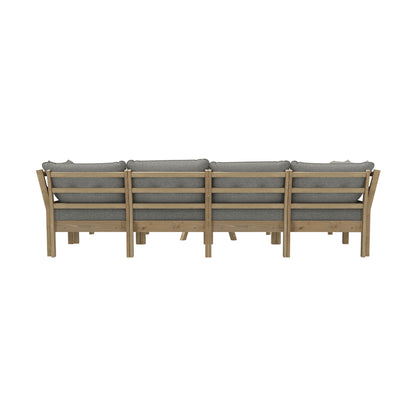 Livsip 7 Piece Outdoor Sofa Set 5-Seater Lounge Setting-Outdoor Sofa Sets-PEROZ Accessories