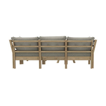Livsip 5 Piece Outdoor Furniture Set Garden Lounge Sofa-Outdoor Sofa Sets-PEROZ Accessories