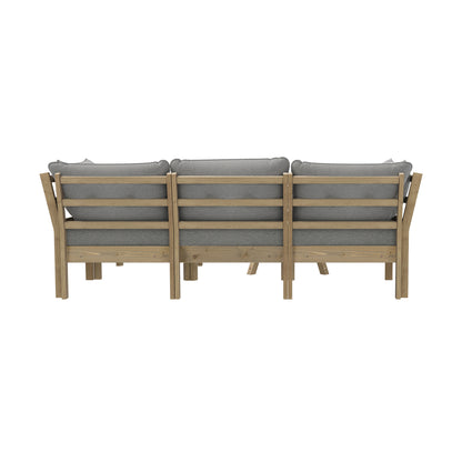 Livsip 5 Piece Outdoor Furniture Set Garden Lounge Sofa-Outdoor Sofa Sets-PEROZ Accessories