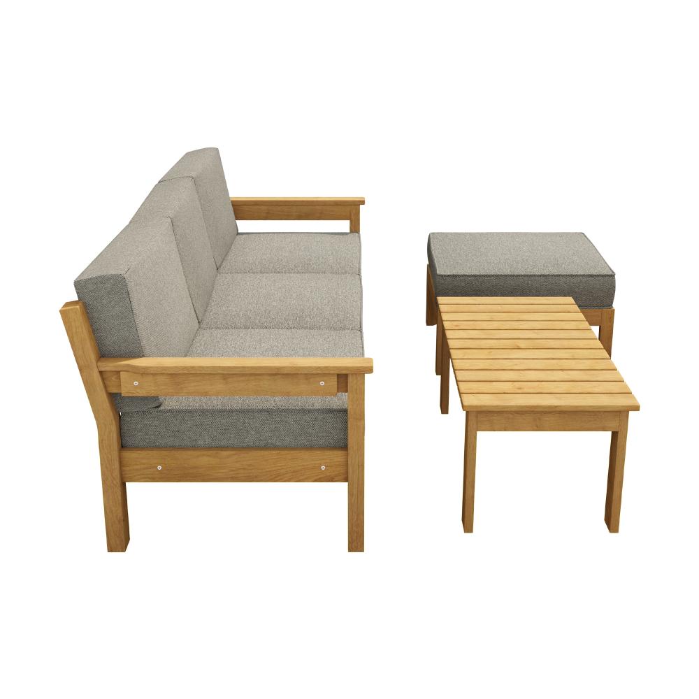 Livsip 5PCS Outdoor Furniture Sofa Set Lounge Setting-Outdoor Sofa Sets-PEROZ Accessories
