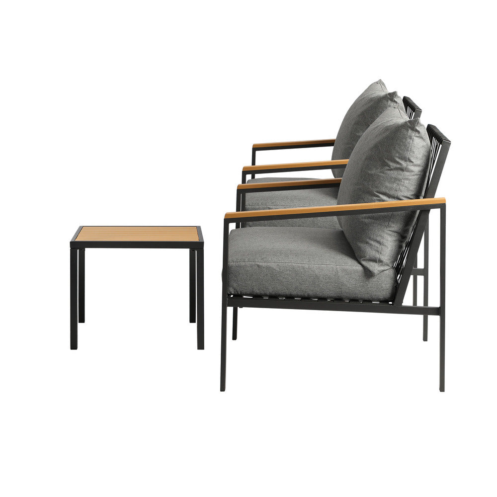 Livsip Outdoor Lounge Chairs  &amp; Table Sofa  Set Dining Setting Patio Furniture