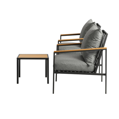 Livsip Outdoor Lounge Chairs &amp; Table Sofa Set Dining Setting Patio Furniture-Outdoor Patio Sets-PEROZ Accessories