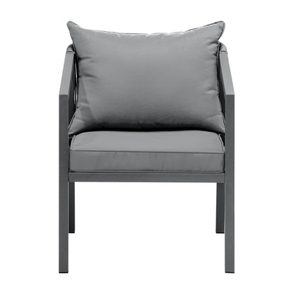 Livsip 2PCS Outdoor Furniture Chairs Garden Patio Garden Lounge Set Steel Frame-Outdoor Patio Sets-PEROZ Accessories