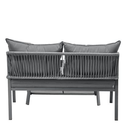 Livsip Set of 2 Outdoor Furniture Setting Garden Patio Lounge Sofa Table Chairs-Outdoor Patio Sets-PEROZ Accessories