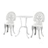 Livsip Outdoor Bistro Setting Cast Aluminium Table and Chair 3PCS Patio Set-Outdoor Patio Sets-PEROZ Accessories