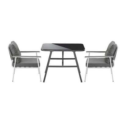 Livsip Outdoor Dining Set Patio Table and Chairs 3PCS-Outdoor Dining Set-PEROZ Accessories