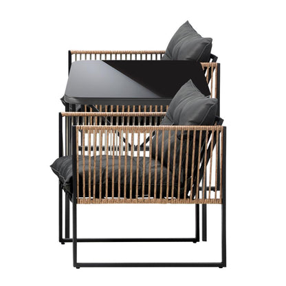 Livsip Outdoor Dining Set Patio Table Chairs Set-Outdoor Patio Sets-PEROZ Accessories