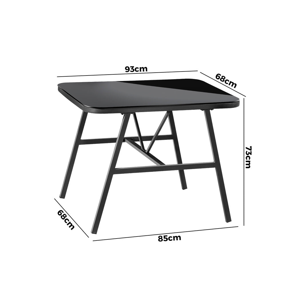 Livsip Outdoor Dining Side Table Furniture Lounge Patio Garden Indoor Desk-Outdoor Patio Sets-PEROZ Accessories