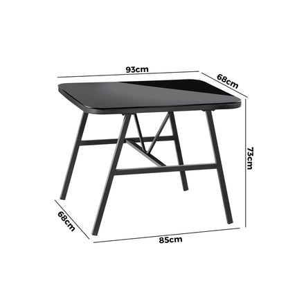 Livsip Outdoor Dining Side Table Furniture Lounge Patio Garden Indoor Desk-Outdoor Patio Sets-PEROZ Accessories