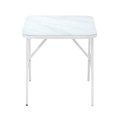 Livsip Outdoor Dining Table Patio Indoor White Marble-style-Outdoor Dining Set-PEROZ Accessories