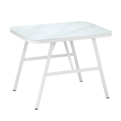 Livsip Outdoor Dining Set Patio Marble-style Table 3PCS-Outdoor Dining Set-PEROZ Accessories