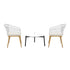 Livsip 2 Seater Outdoor Patio Setting 70cm Table-Outdoor Patio Set-PEROZ Accessories