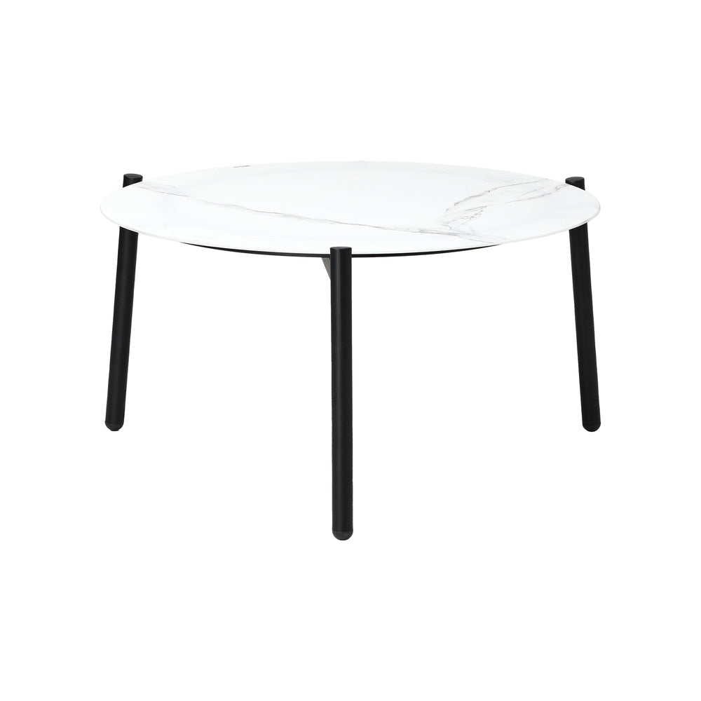 Livsip 3PCS Outdoor Lounge Set White 70cm Coffee Table Chairs-Outdoor Patio Set-PEROZ Accessories