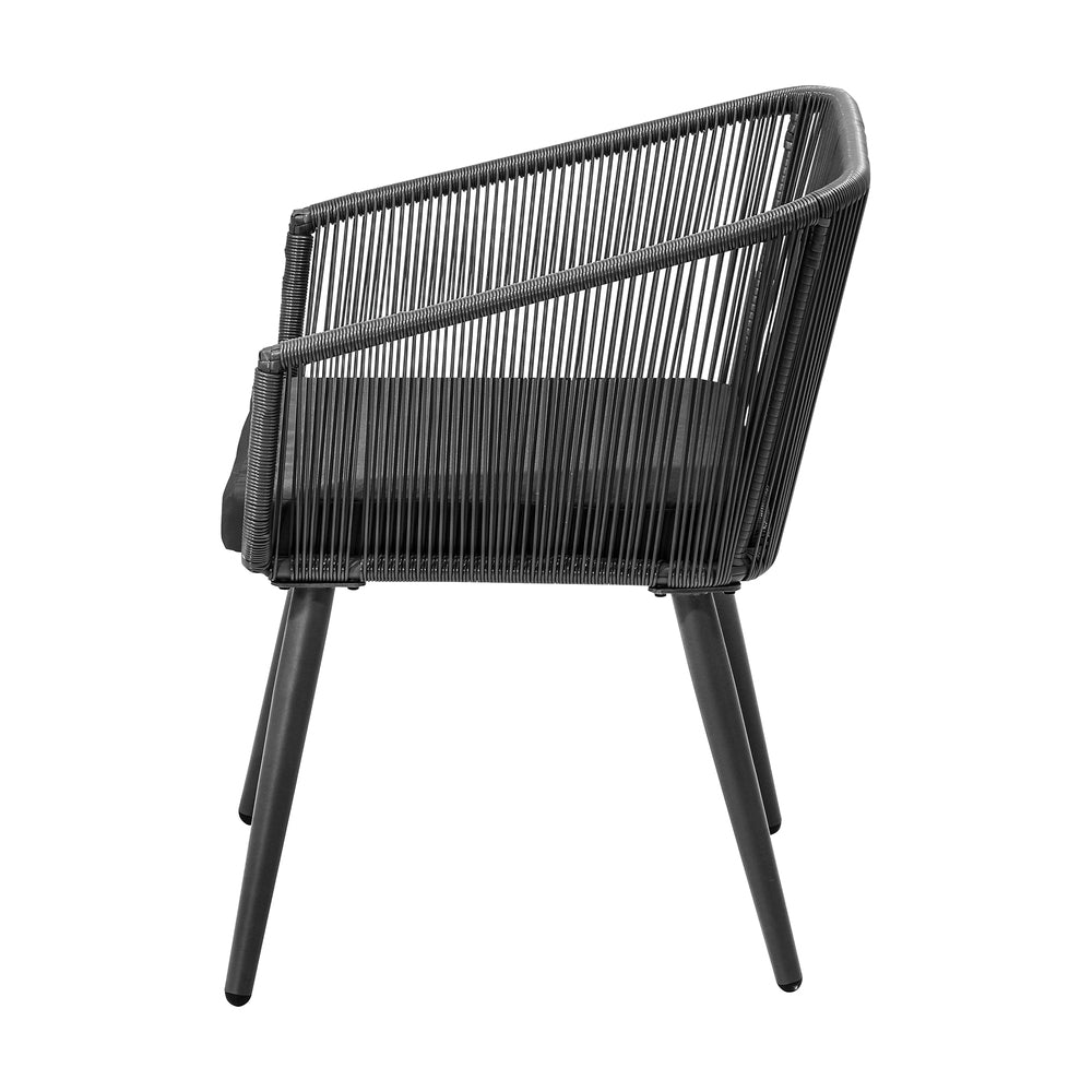 Livsip Outdoor Furniture Lounge Setting Chairs Set of 2 Bistro Patio Garden Set-Outdoor Patio Sets-PEROZ Accessories