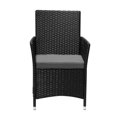 Livsip Outdoor Dining Chairs Rattan Outdoor Patio Chairs Furniture Set of 2-Outdoor Chair-PEROZ Accessories