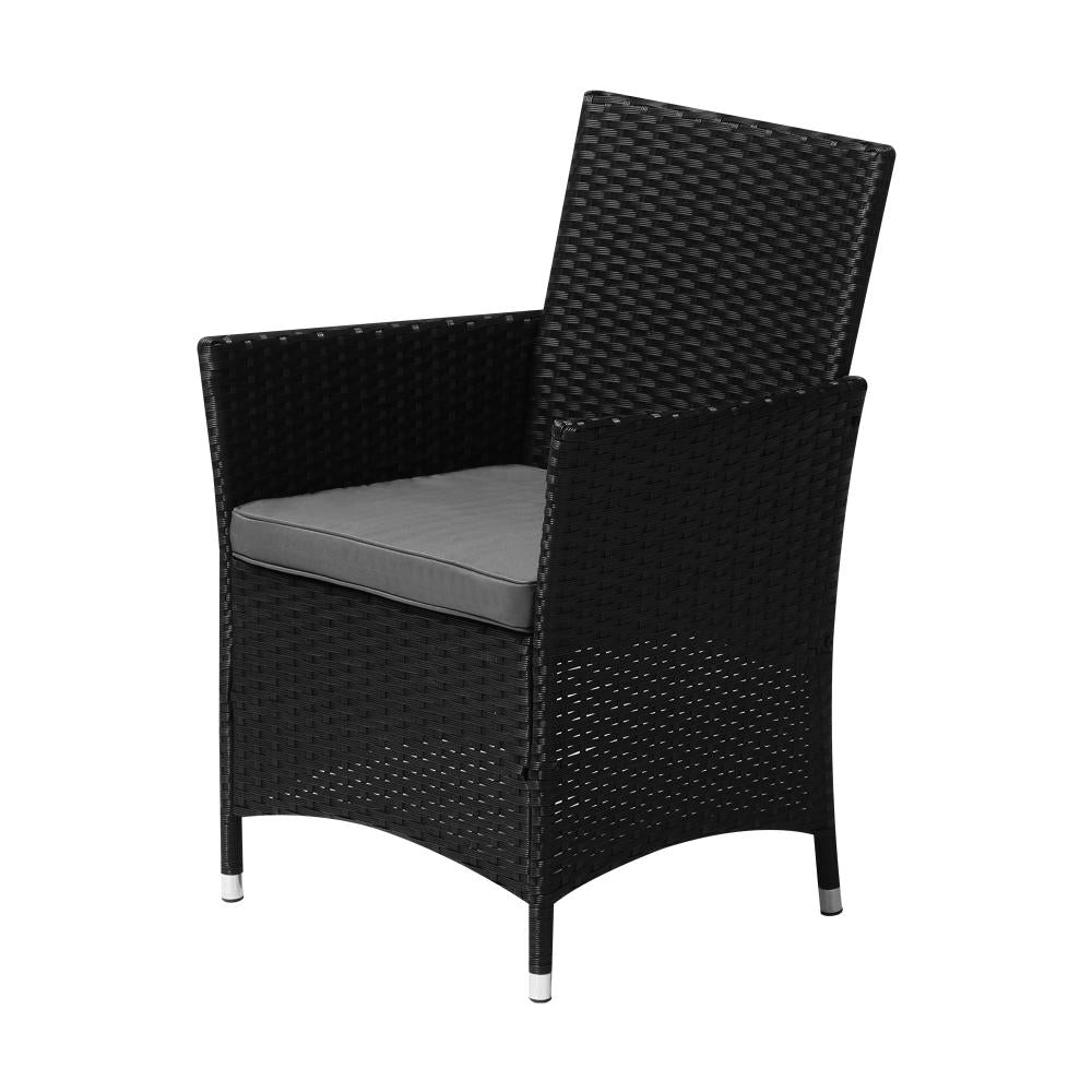 Livsip Outdoor Dining Chairs Rattan Outdoor Patio Chairs Furniture Set of 2-Outdoor Chair-PEROZ Accessories