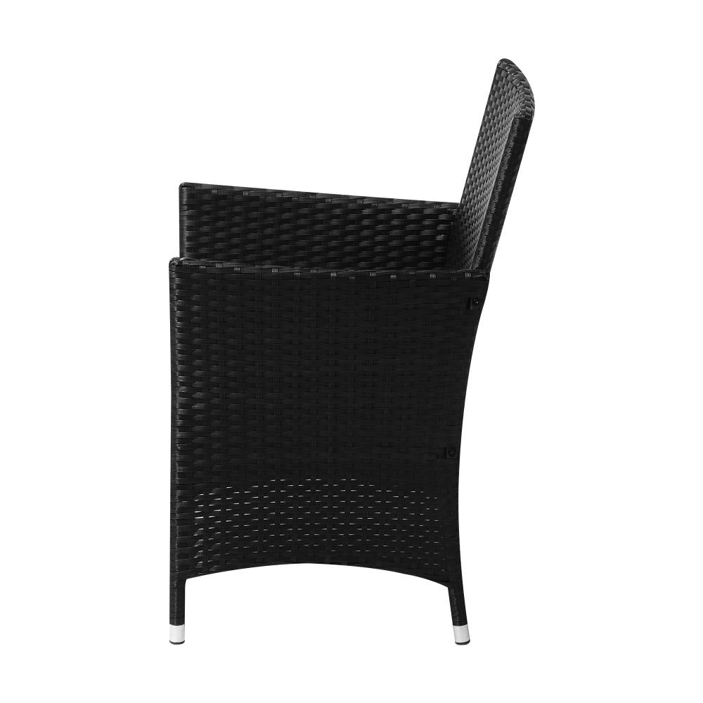 Livsip Outdoor Dining Chairs Rattan Outdoor Patio Chairs Furniture Set of 2-Outdoor Chair-PEROZ Accessories