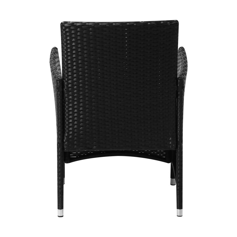 Livsip Outdoor Dining Chairs Rattan Outdoor Patio Chairs Furniture Set of 2-Outdoor Chair-PEROZ Accessories