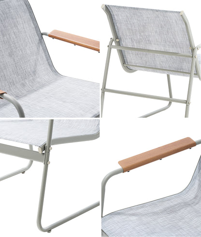 Livsip 2PCS Outdoor Patio Armchair Textilene-Outdoor Patio Set-PEROZ Accessories