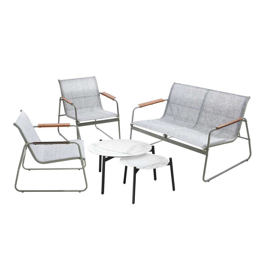 Livsip 4 Seater Outdoor Lounge Set Patio Coffee Table Set-Outdoor Patio Set-PEROZ Accessories