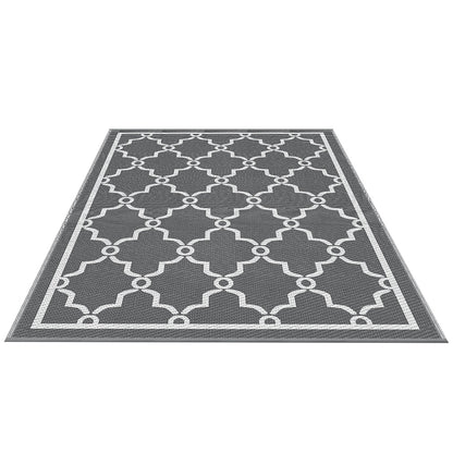 Gardeon Outdoor Rugs 152x244cm Large Carpet Reversible Area Mat PP Dual-Sided Patio Rug Maroc-Home &amp; Garden &gt; Rugs &gt; Outdoor Rugs-PEROZ Accessories