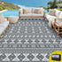 Gardeon Outdoor Rugs 274x366cm Large Carpet Reversible Area Mat PP Dual-Sided Patio Rug Bohemian-Home & Garden > Rugs > Outdoor Rugs-PEROZ Accessories