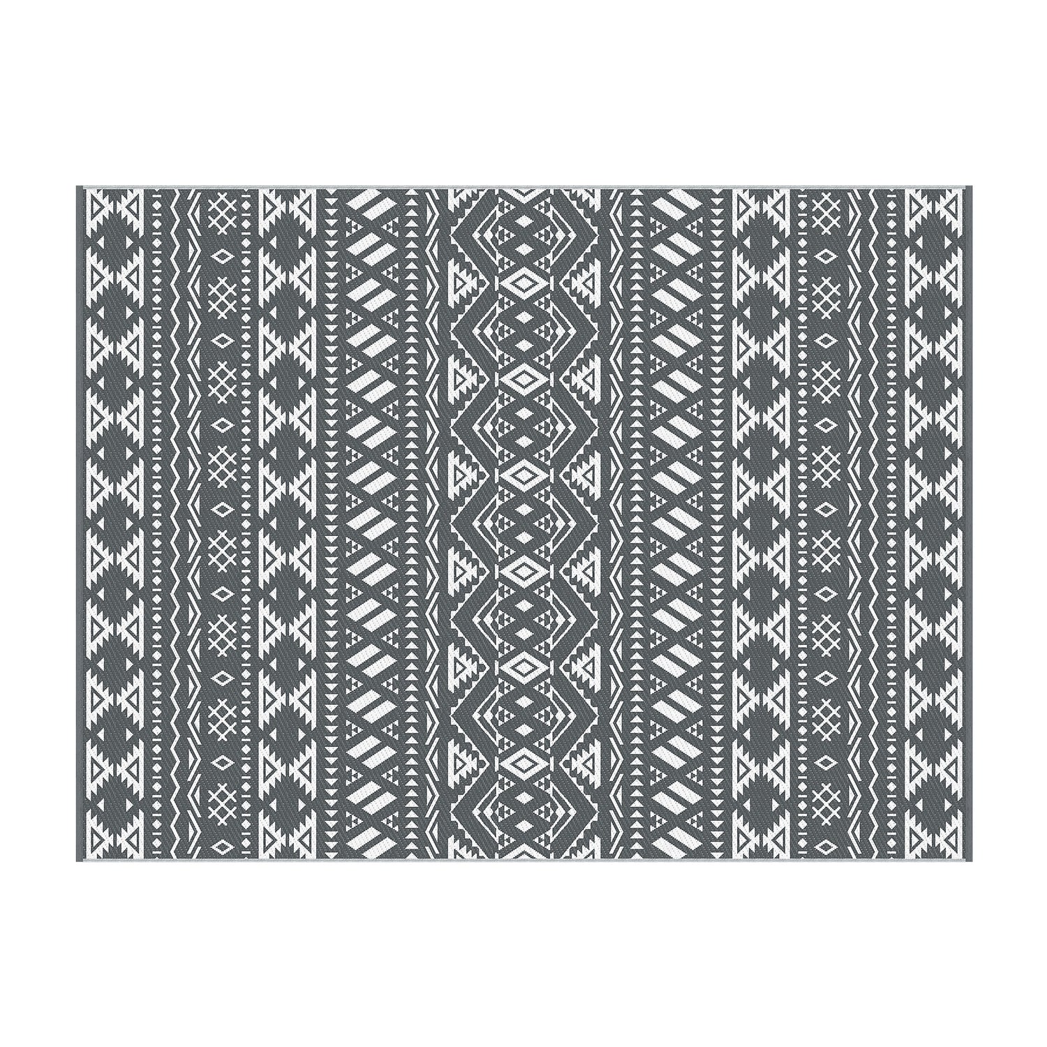 Gardeon Outdoor Rugs 274x366cm Large Carpet Reversible Area Mat PP Dual-Sided Patio Rug Bohemian-Home &amp; Garden > Rugs > Outdoor Rugs-PEROZ Accessories