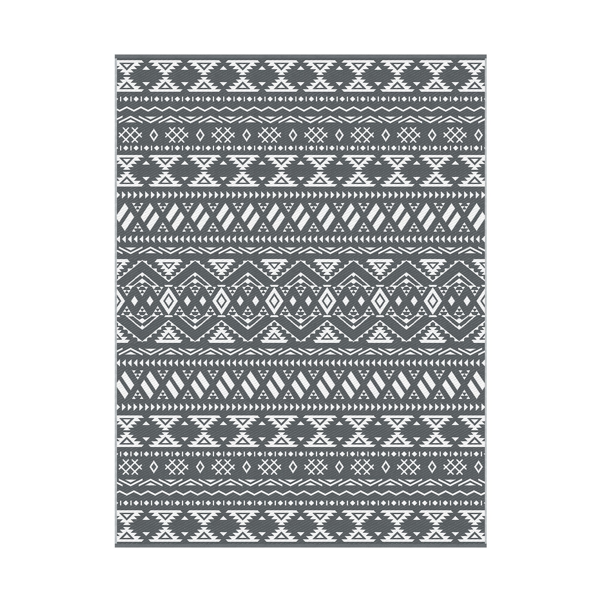 Gardeon Outdoor Rugs 274x366cm Large Carpet Reversible Area Mat PP Dual-Sided Patio Rug Bohemian-Home &amp; Garden > Rugs > Outdoor Rugs-PEROZ Accessories