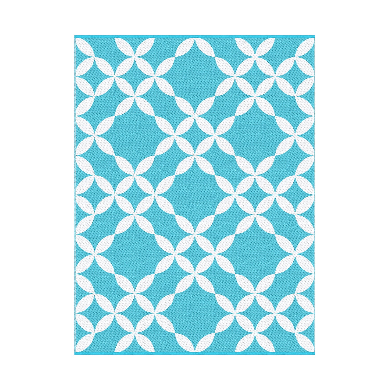 Gardeon Outdoor Rugs 274x366cm Large Carpet Reversible Area Mat PP Dual-Sided Patio Rug Light Blue-Home &amp; Garden > Rugs > Outdoor Rugs-PEROZ Accessories