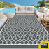 Gardeon Outdoor Rugs 274x366cm Large Carpet Reversible Area Mat PP Dual-Sided Patio Rug-Home & Garden > Rugs > Outdoor Rugs-PEROZ Accessories