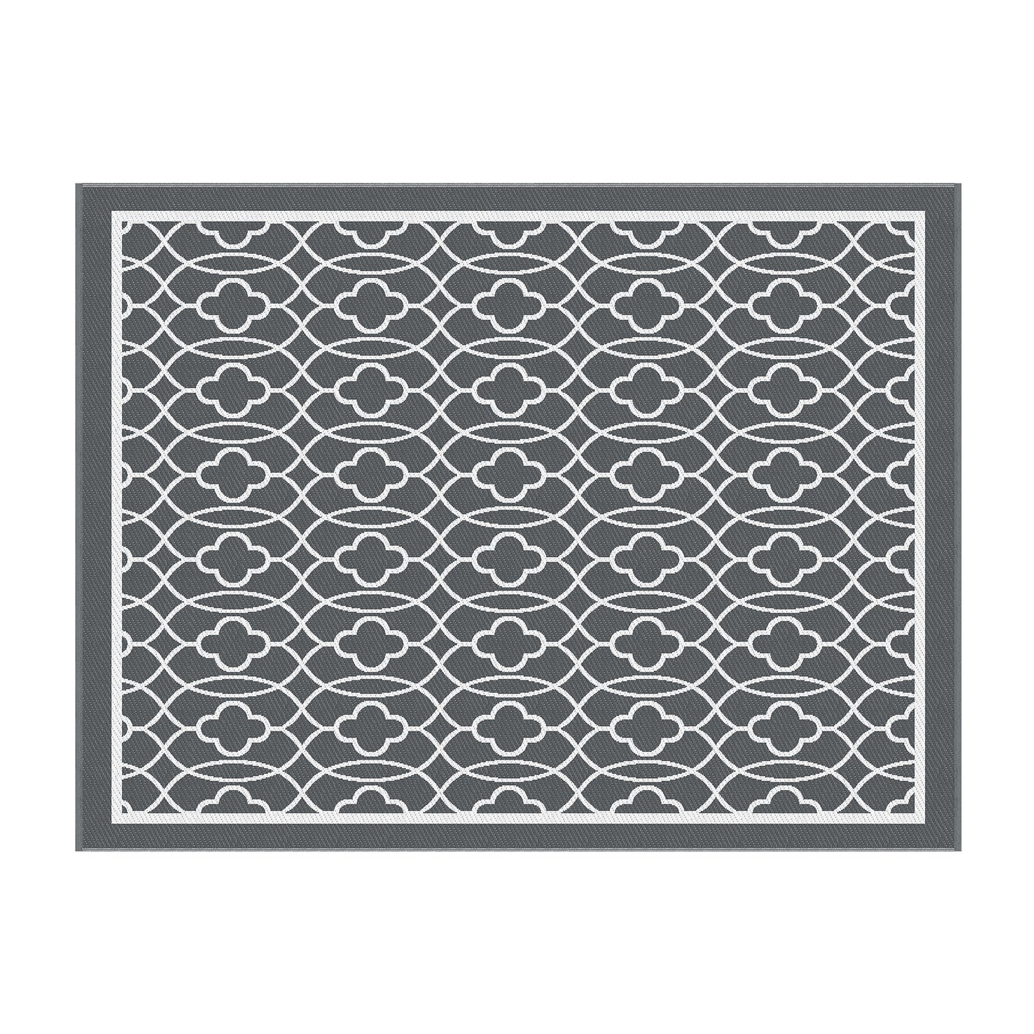 Gardeon Outdoor Rugs 274x366cm Large Carpet Reversible Area Mat PP Dual-Sided Patio Rug-Home &amp; Garden > Rugs > Outdoor Rugs-PEROZ Accessories