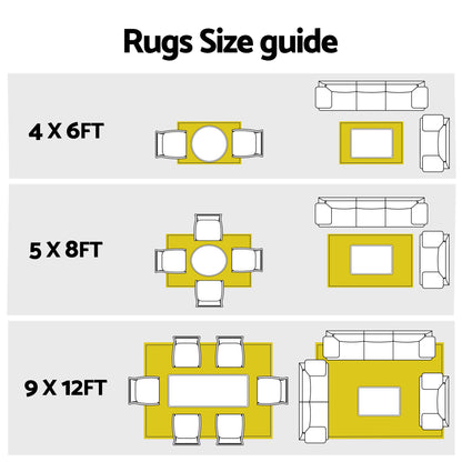 Gardeon Outdoor Rugs 274x366cm Large Carpet Reversible Area Mat PP Dual-Sided Patio Rug-Home &amp; Garden > Rugs > Outdoor Rugs-PEROZ Accessories