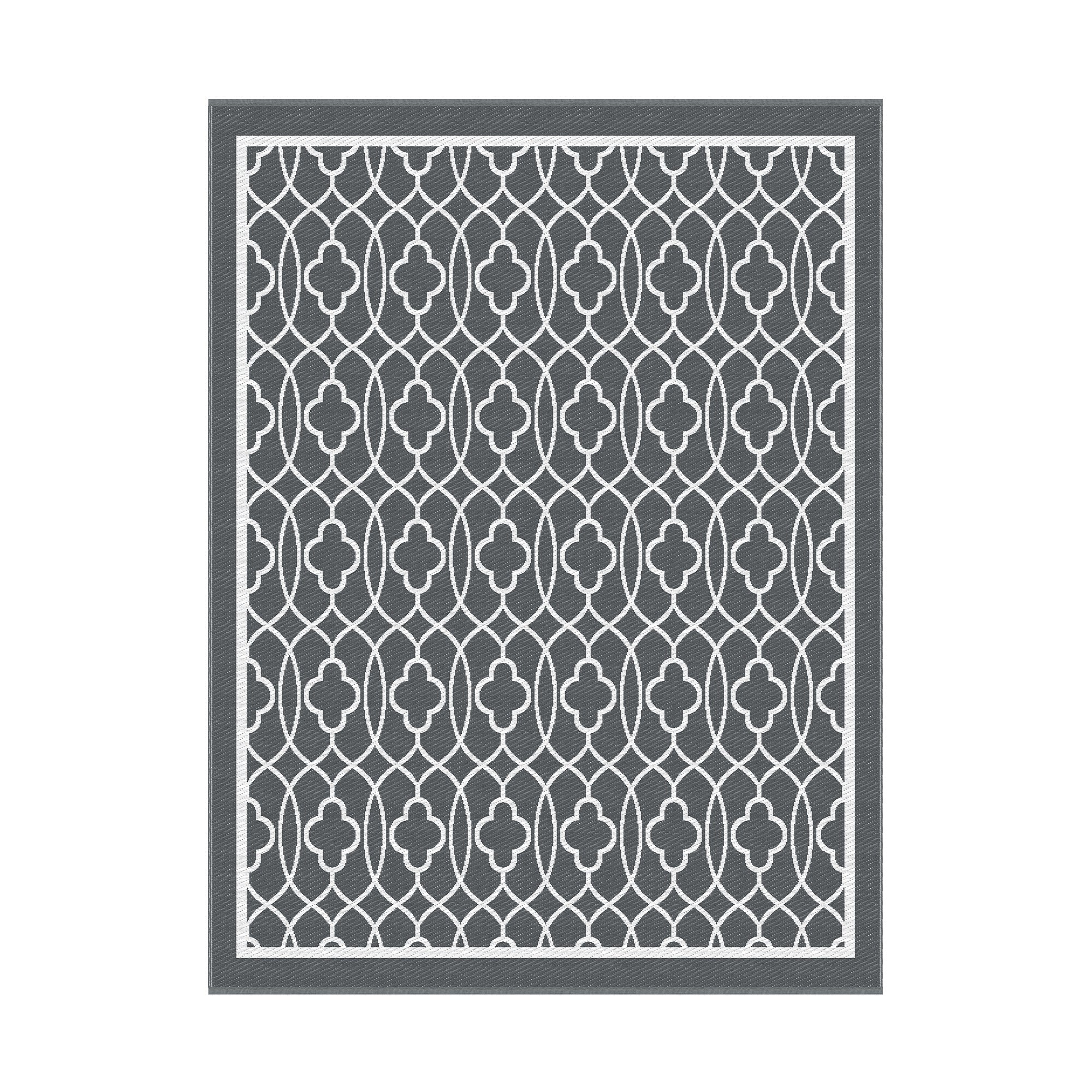 Gardeon Outdoor Rugs 274x366cm Large Carpet Reversible Area Mat PP Dual-Sided Patio Rug-Home &amp; Garden > Rugs > Outdoor Rugs-PEROZ Accessories