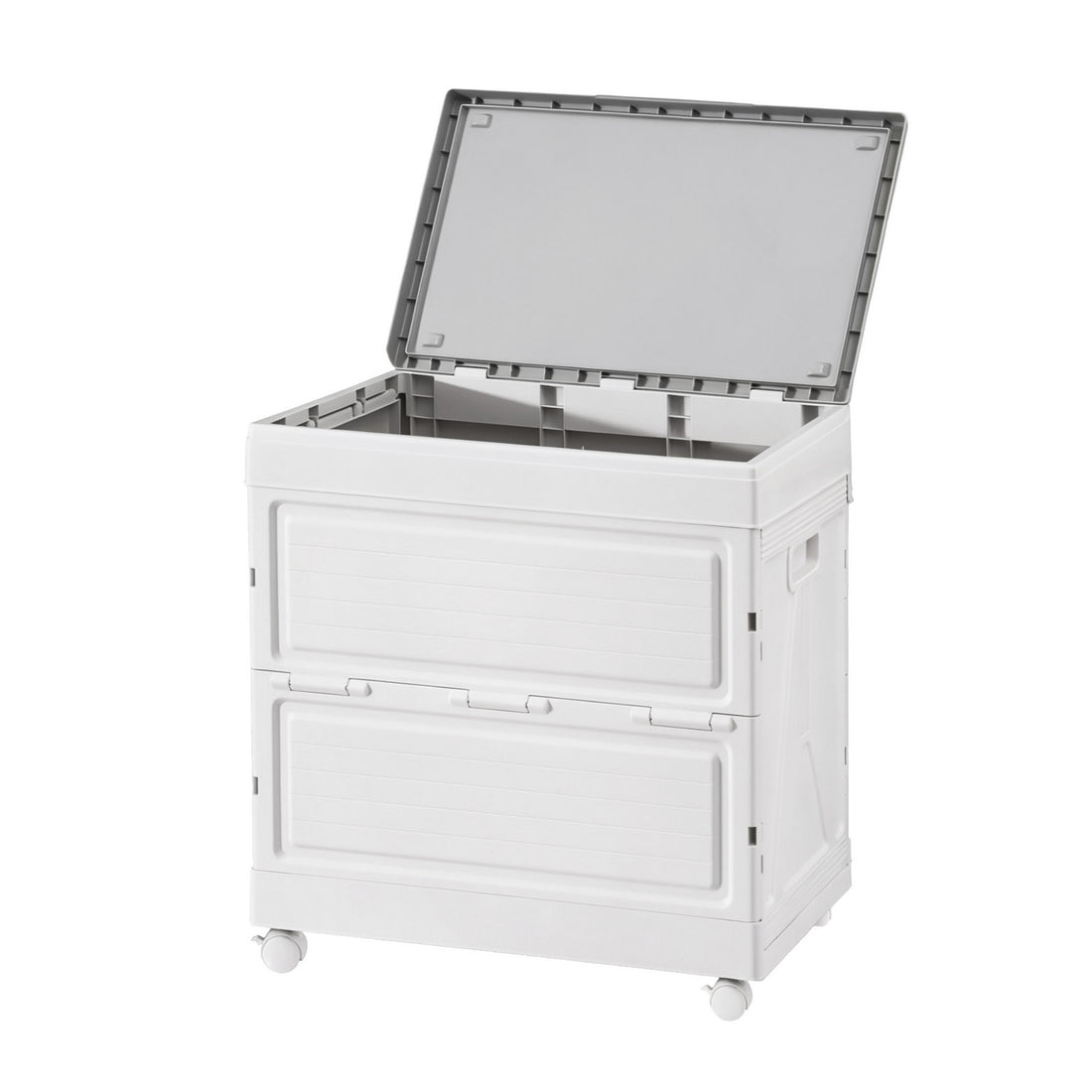 Gardeon 159L Outdoor Storage Box Stackable Cupboard Camping Organizer Wheels-Home &amp; Garden > Storage > Storage Boxes-PEROZ Accessories