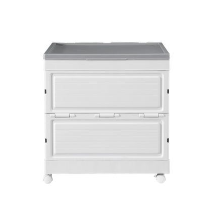 Gardeon 159L Outdoor Storage Box Stackable Cupboard Camping Organizer Wheels-Home &amp; Garden > Storage > Storage Boxes-PEROZ Accessories