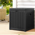 Gardeon Outdoor Storage Box 195L Organiser Garden Bench Deck Toy Shed Tool Black-Outdoor Storage Boxes-PEROZ Accessories