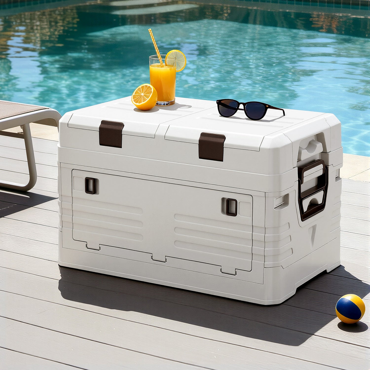 Gardeon 40L Outdoor Storage Box Foldable Camping Collapsible Bins Organizer-Furniture > Outdoor > Outdoor Storage Boxes-PEROZ Accessories