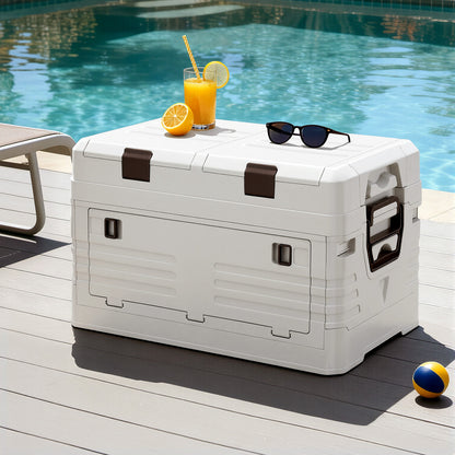 Gardeon 40L Outdoor Storage Box Foldable Camping Collapsible Bins Organizer-Furniture > Outdoor > Outdoor Storage Boxes-PEROZ Accessories