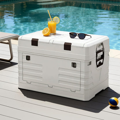 Gardeon 60L Outdoor Storage Box Foldable Camping Collapsible Bins Organizer-Furniture > Outdoor > Outdoor Storage Boxes-PEROZ Accessories