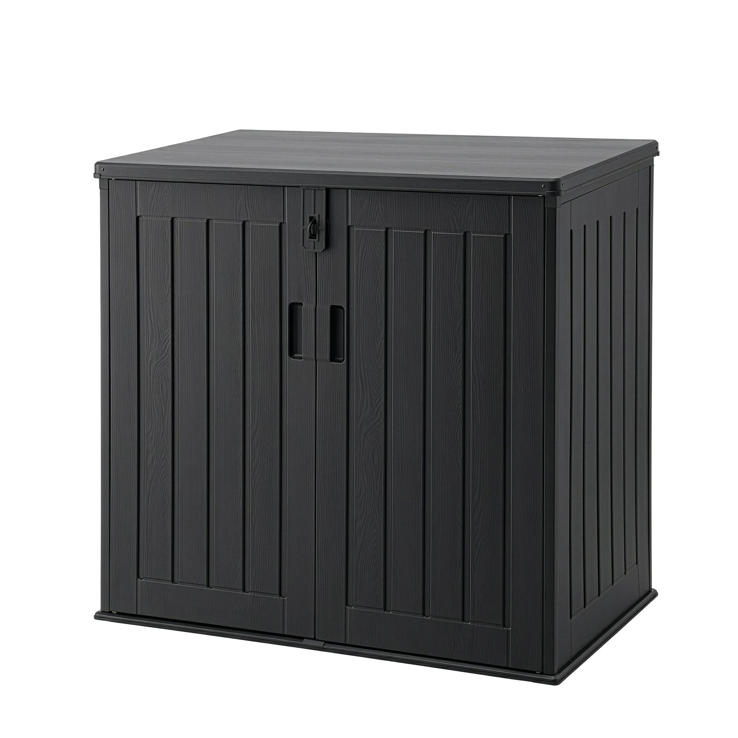 Gardeon Outdoor Storage Box 775L Container Lockable Cabinet Tool Organizer Shed Black-Home &amp; Garden > Storage > Storage Boxes-PEROZ Accessories