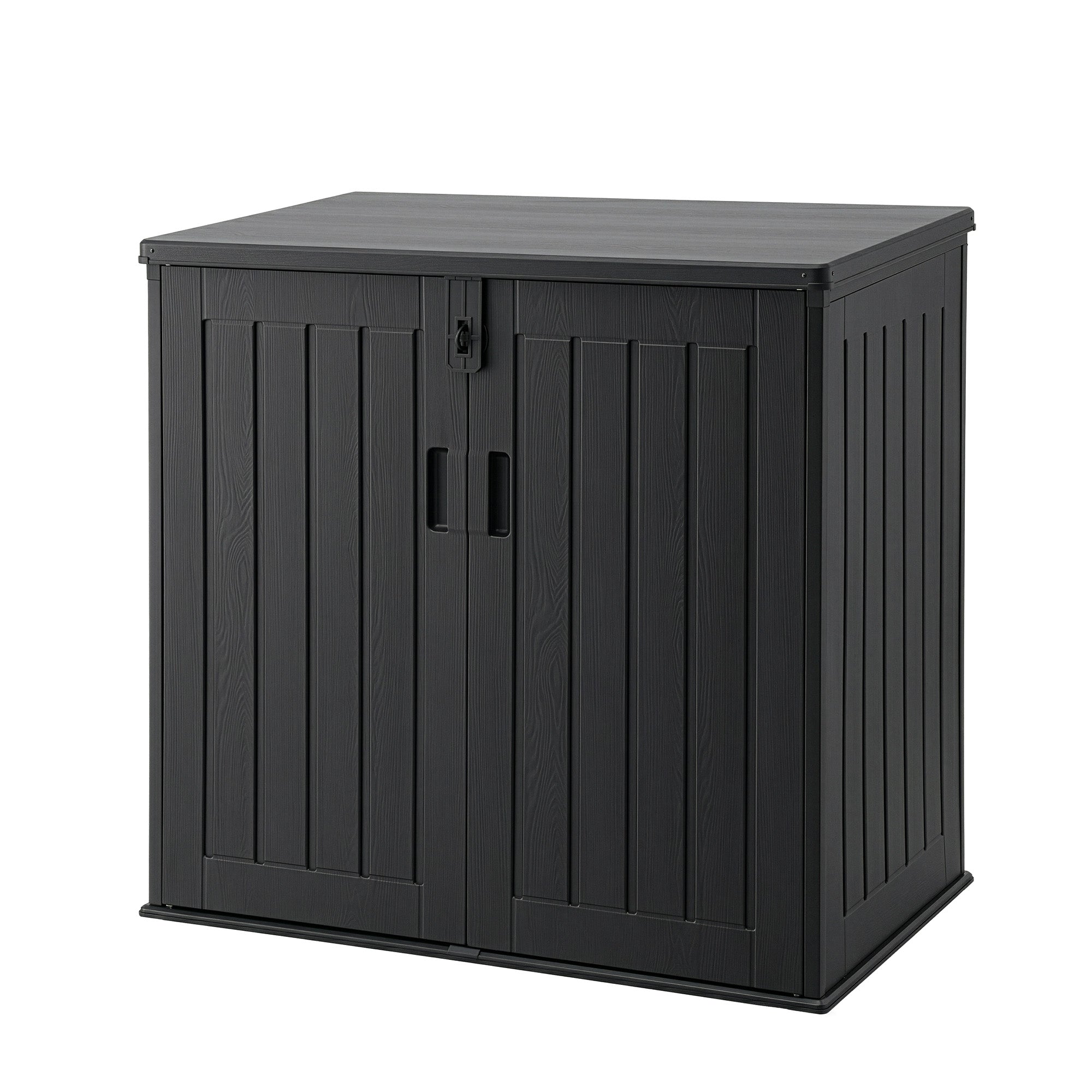 Gardeon Outdoor Storage Box 775L Container Lockable Cabinet Tool Organizer Shed Black-Home &amp; Garden > Storage > Storage Boxes-PEROZ Accessories