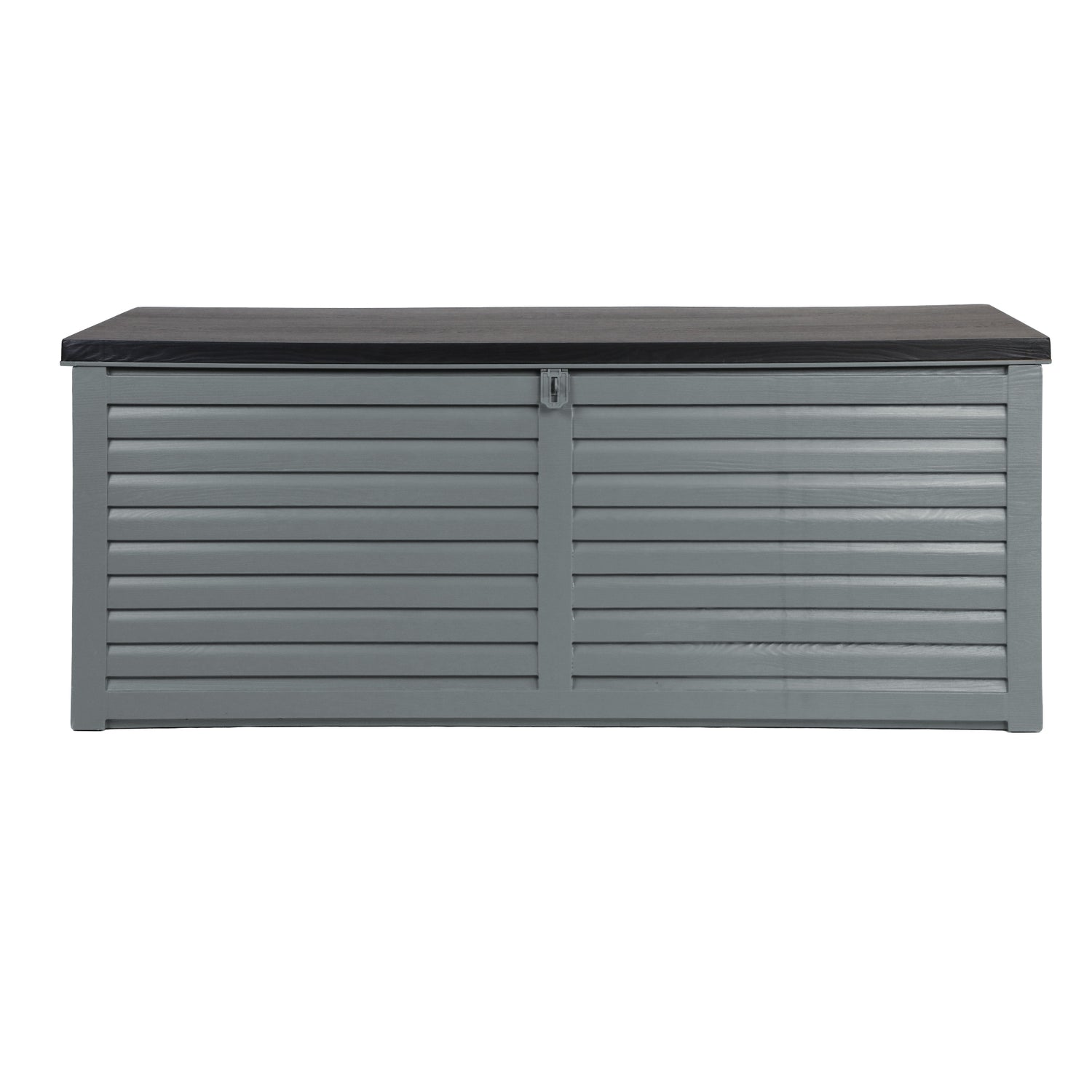 Gardeon Outdoor Storage Box 390L Container Lockable Garden Bench Tools Toy Shed Black-Outdoor Storage Boxes-PEROZ Accessories