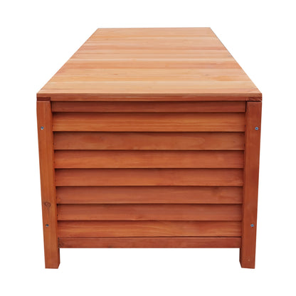 Livsip Outdoor Storage Box Garden Bench Wooden Chest Toy Tool Chair Furniture-Outdoor Storage Boxes-PEROZ Accessories