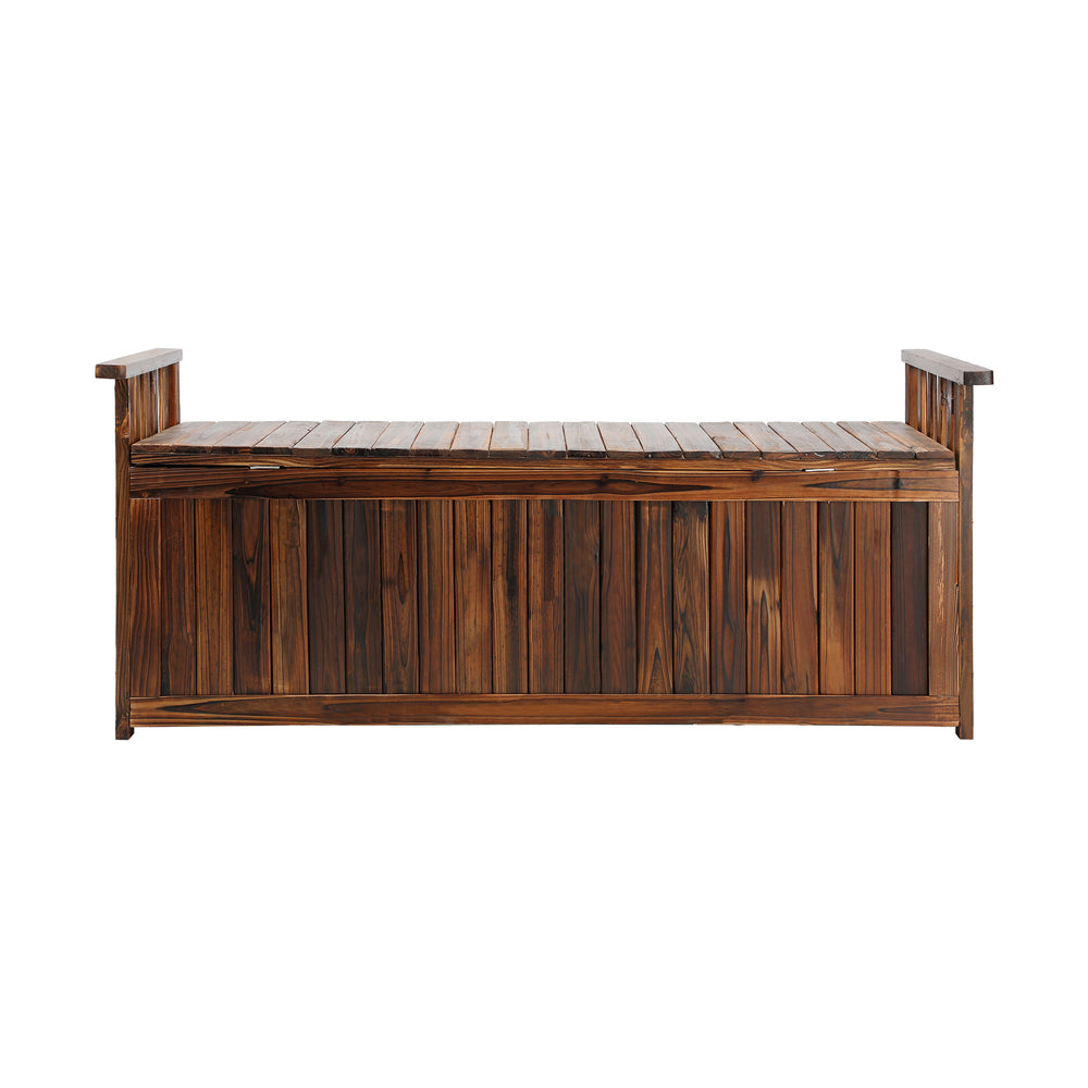 Livsip Outdoor Storage Box Garden Bench Wooden Chest Tool Container Cabinet XL-Outdoor Storage Boxes-PEROZ Accessories