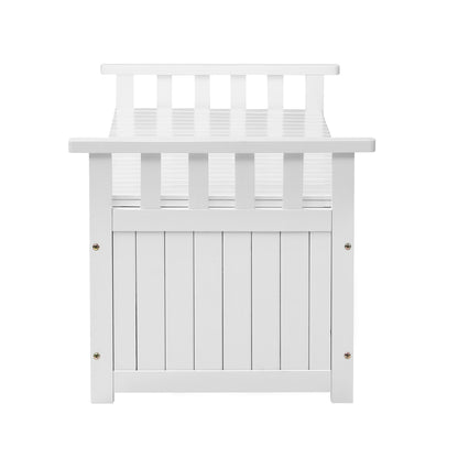 Livsip Outdoor Storage Box Garden Bench Wooden Cabinet Container Chest Toy Tool-Outdoor Storage Boxes-PEROZ Accessories