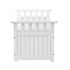 Livsip Outdoor Storage Box Garden Bench Wooden Cabinet Container Chest Toy Tool-Outdoor Storage Boxes-PEROZ Accessories