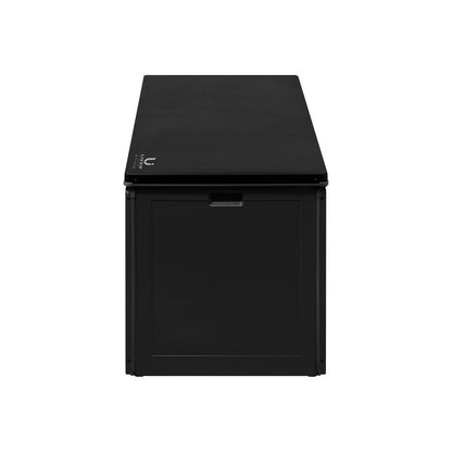 Livsip Outdoor Storage Box Bench 490L Cabinet Container Garden Deck Tool Black-Outdoor Storage Box-PEROZ Accessories